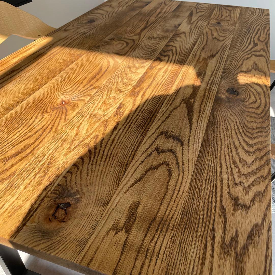 momo natural オーク材 ダイニングテーブル 150