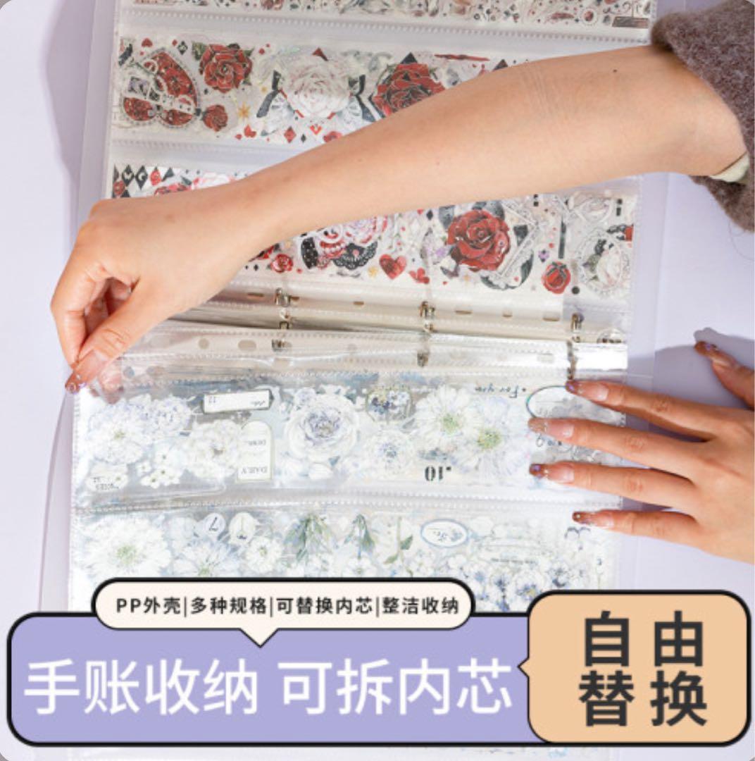 海外マステ＋収納ファイル＋クリップセット おまけ付き - メルカリ