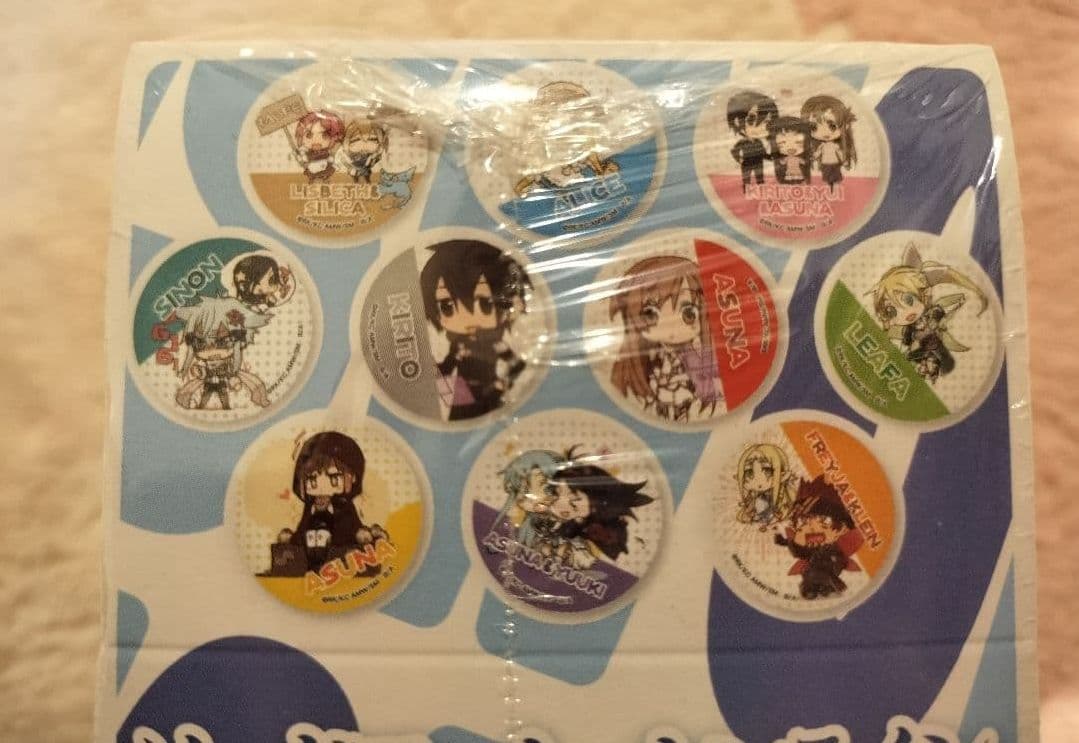 ソードアート・オンライン　缶バッジ　ボックス