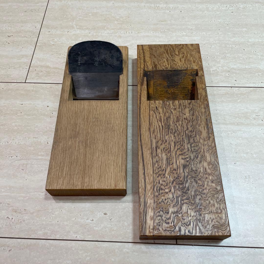 舟弘 天慶 三寸五分 鉋 台付きおまけ