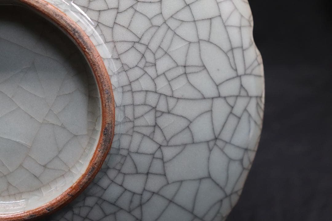 ひび焼 カワセミ紋大皿 送料込み251027 - メルカリ