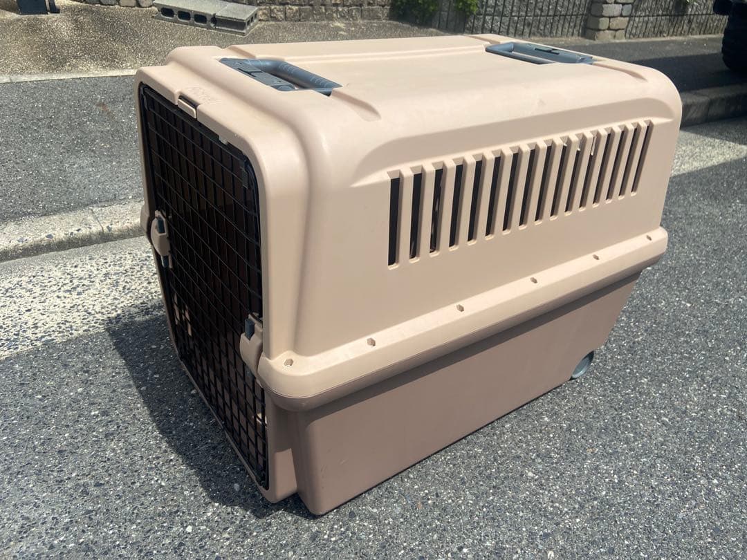 ベージュ犬用ケージ キャリー Richell XL 大型犬 キャンピングキャリー XL | リッチェル公式ウェブショップ