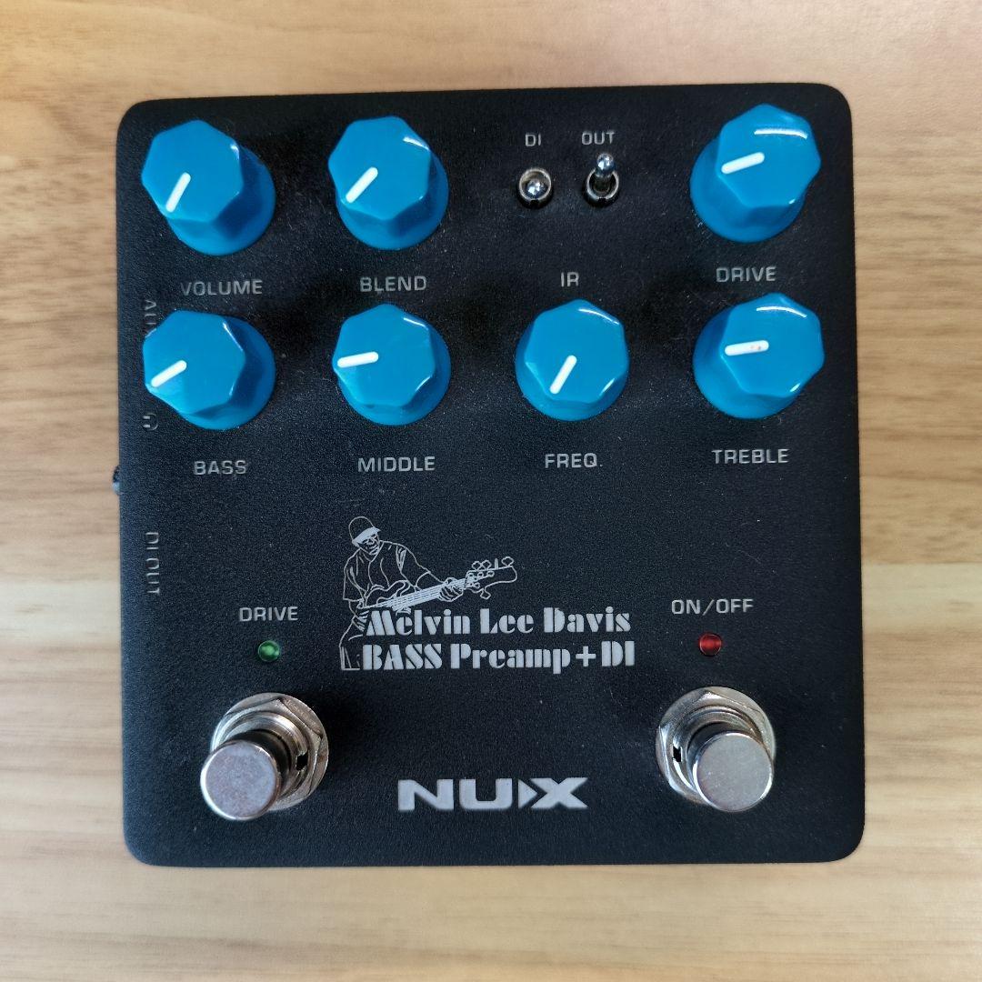 nux Melvin Lee Davis bass preampプリアンプ