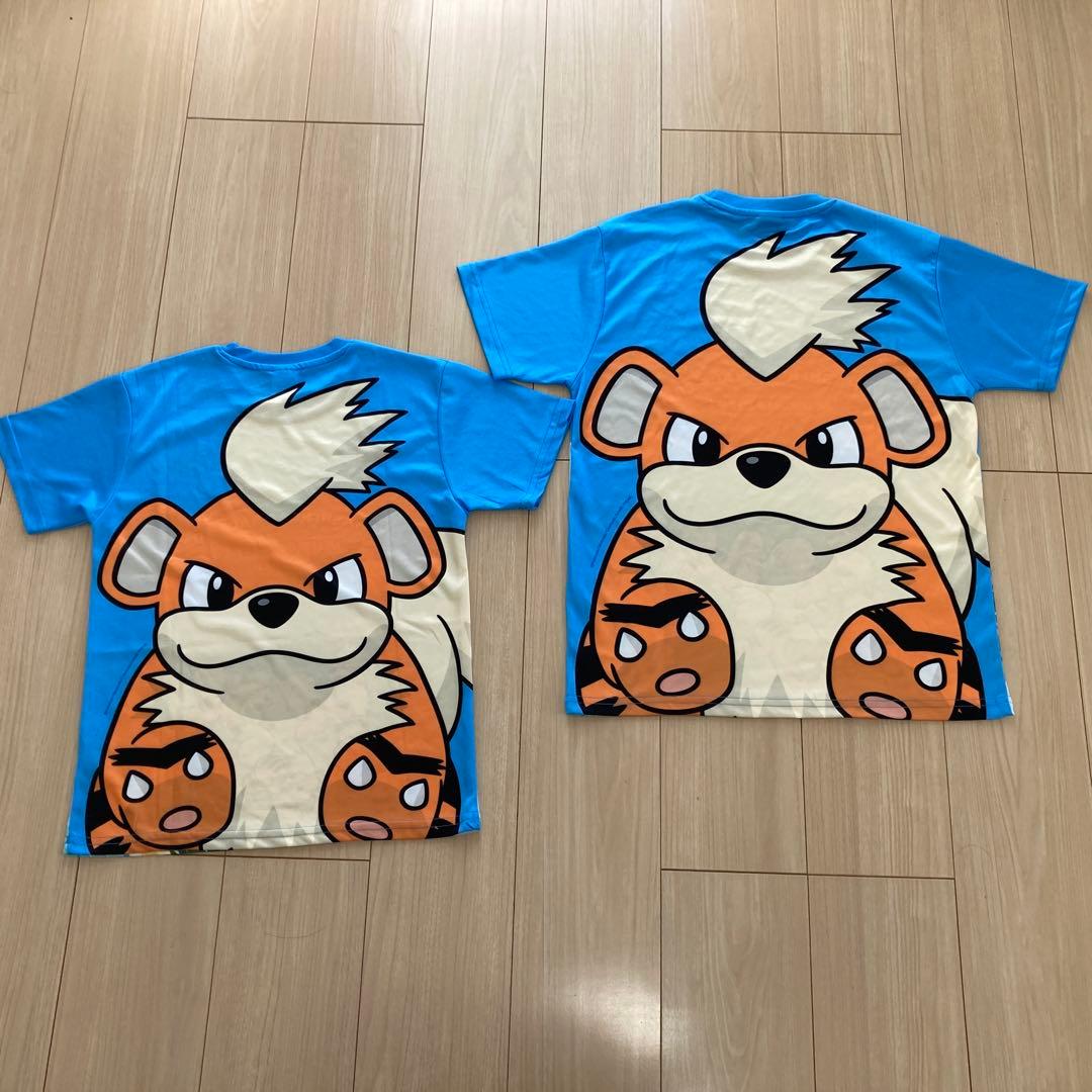 【2着セット】ポケモンラン ガーディTシャツ Sサイズ・YouthLサイズ