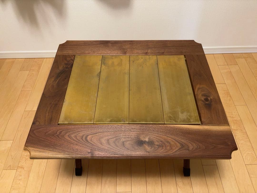 オールドマウンテン NORAs フレーム ウォールナット 真鍮パネル4枚セット オールドマウンテン NORAs フレーム ウォールナット 真鍮パネル4枚セット