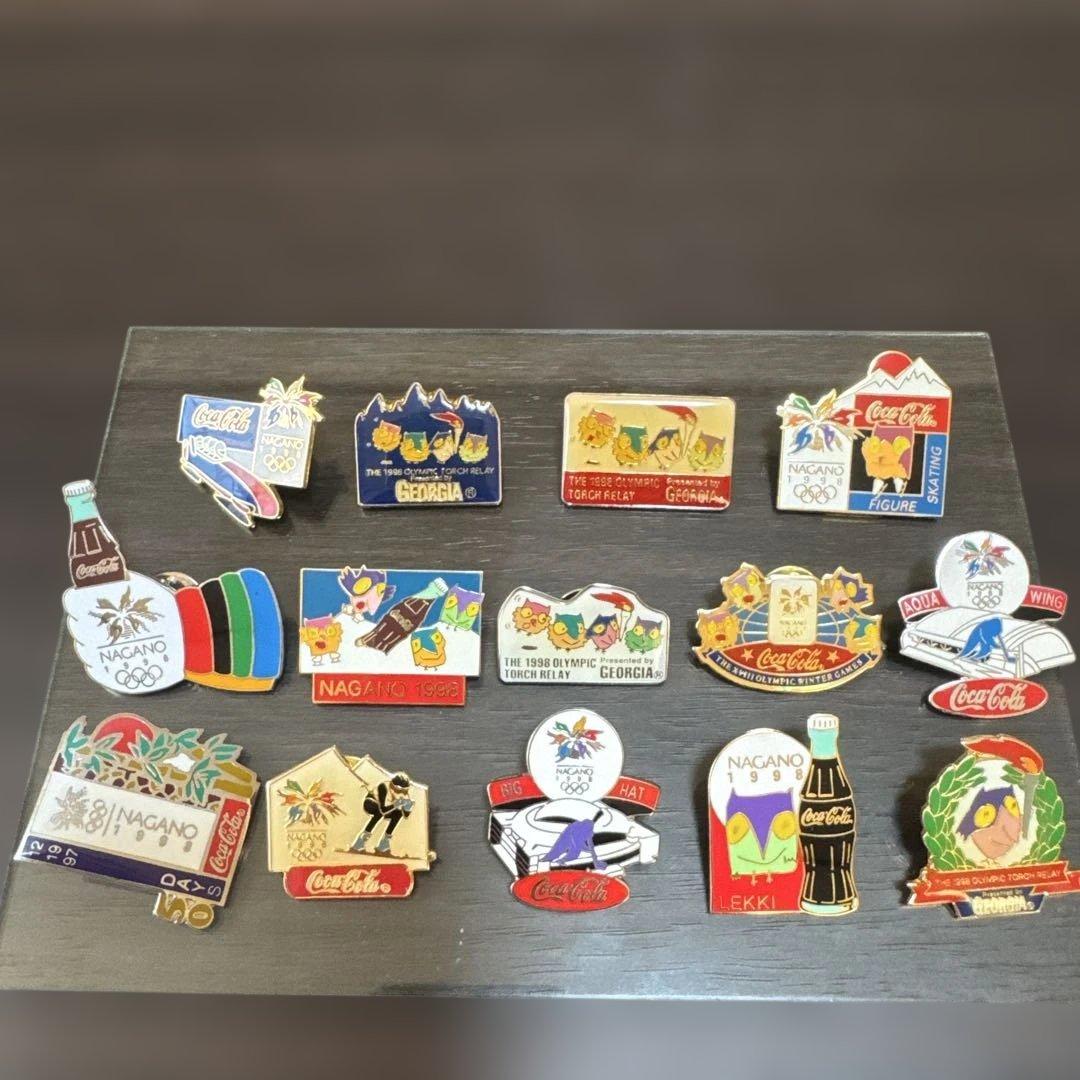 長野オリンピック 1998 コカ・コーラ ピンバッジ まとめ売り 複数点