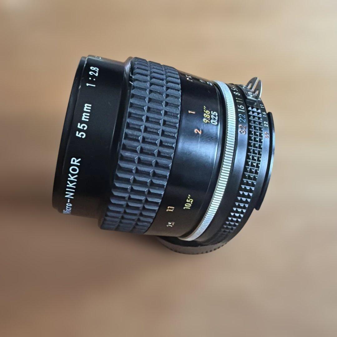 美品　Micro-NIKKOR 55mm f2.8 Nikon Micro-Nikkor 55mm f2.8 AI-S Man. Focus Lens -Smooth Focus- [EXC-