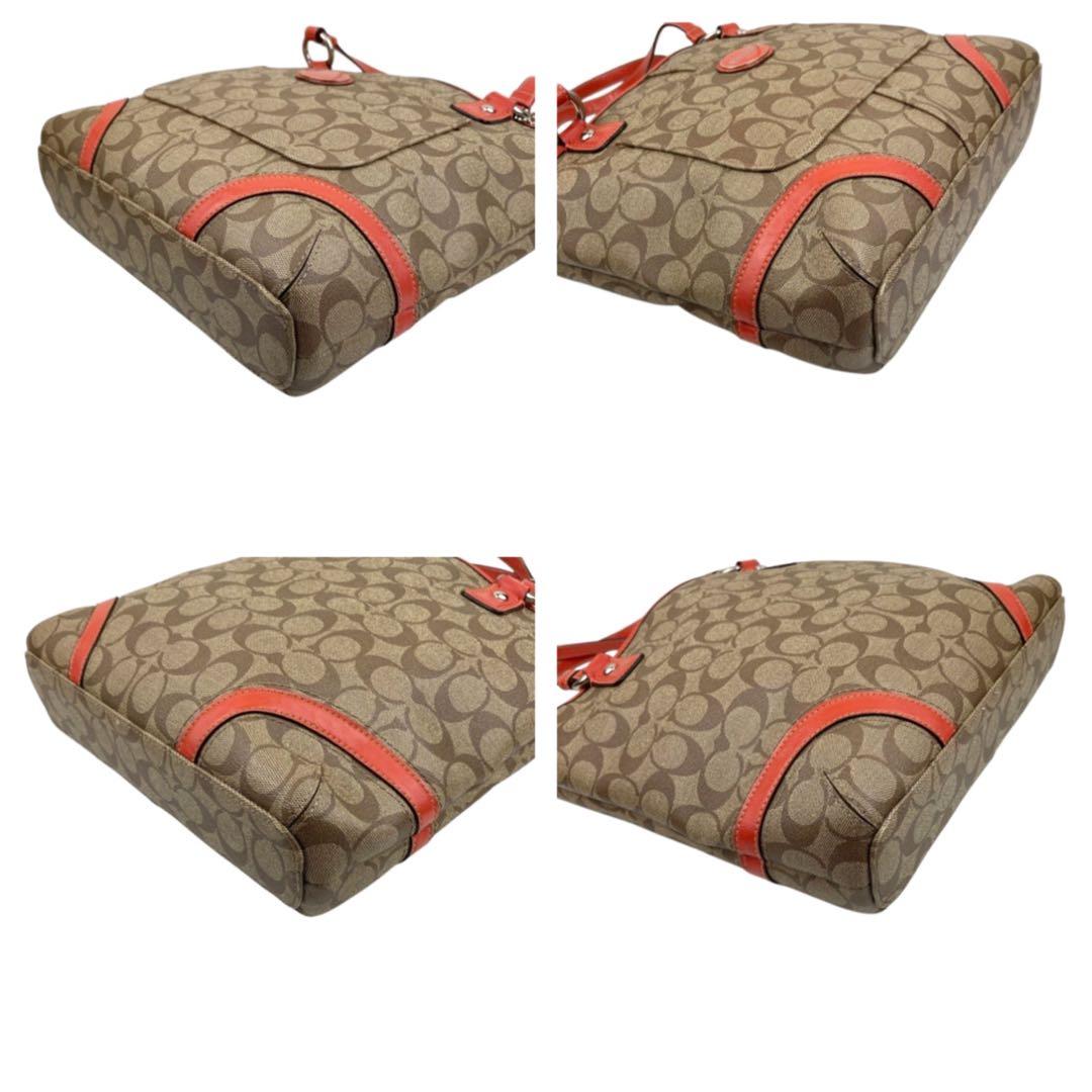 ✨美品　coach コーチ　ショルダーバッグ　肩掛け　PVC レザー 18917