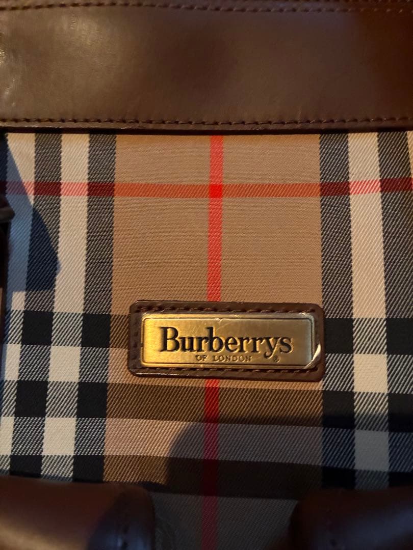 Burberrys チェック柄 ビジネスバッグ