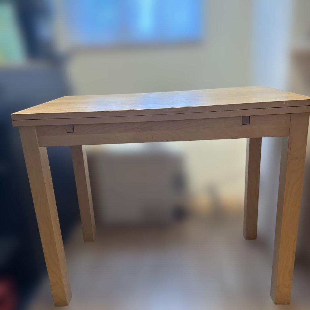 最終価格 イケア BJURSTA ビュースタ 伸長式 エクステンションテーブル