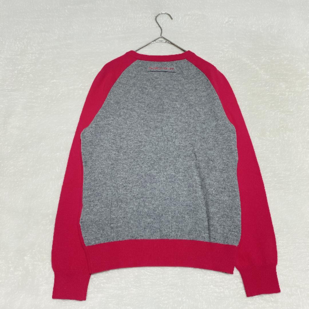 DE0002【パーリーゲイツ】ニット セーター【1】カシミヤ100％ ラグラン