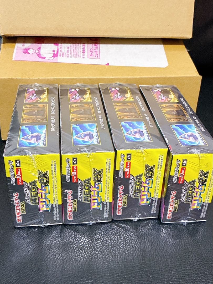 ポケモンカードゲーム MEGAドリームex 4BOX シュリンク付き　新品未開封