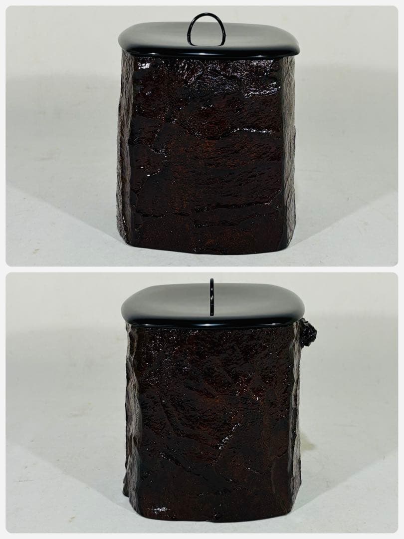 輪島塗　慶塚作　欅皮　水指　美品　共箱　茶道具　送料込