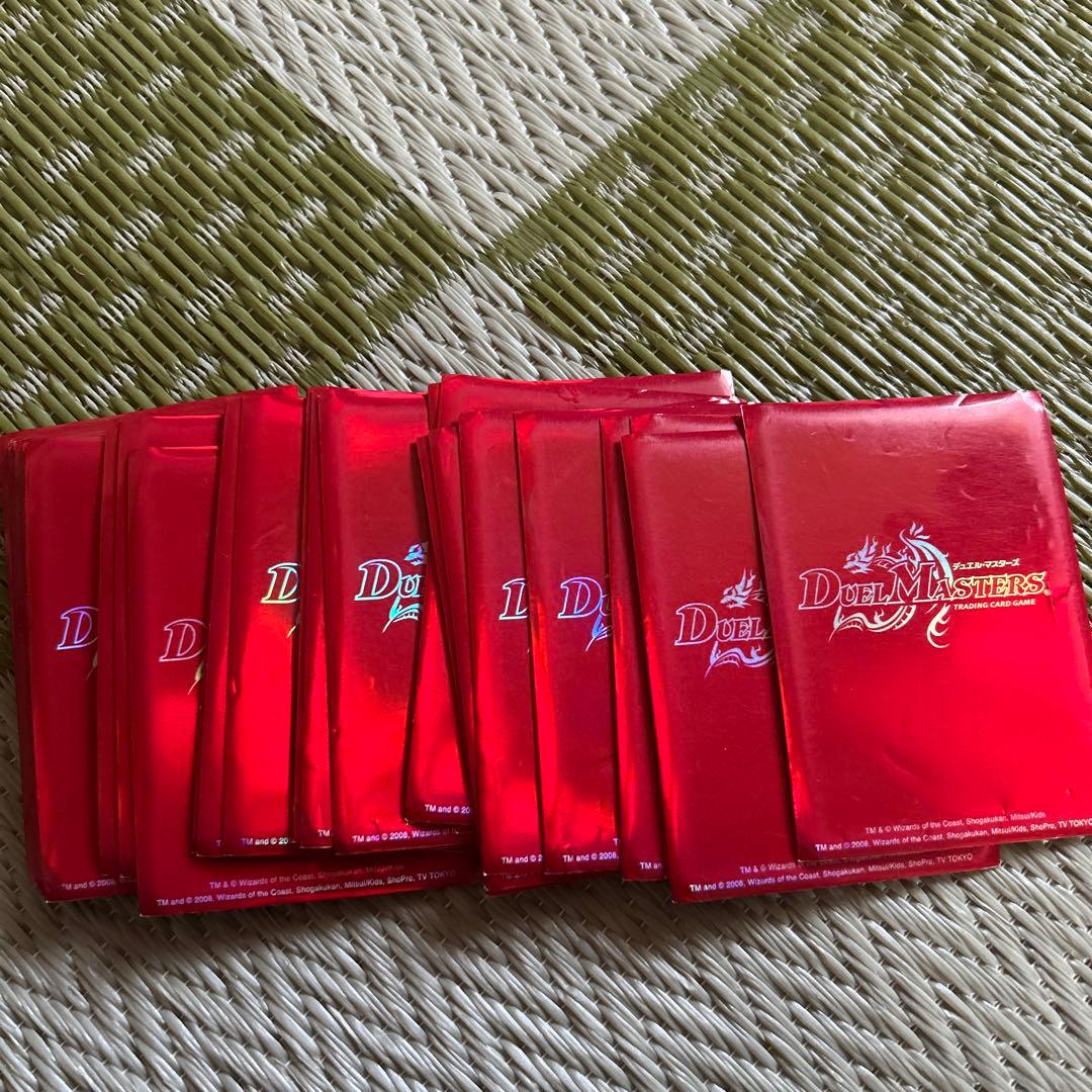 デュエマ 旧公式スリーブ38枚 レッド - メルカリ