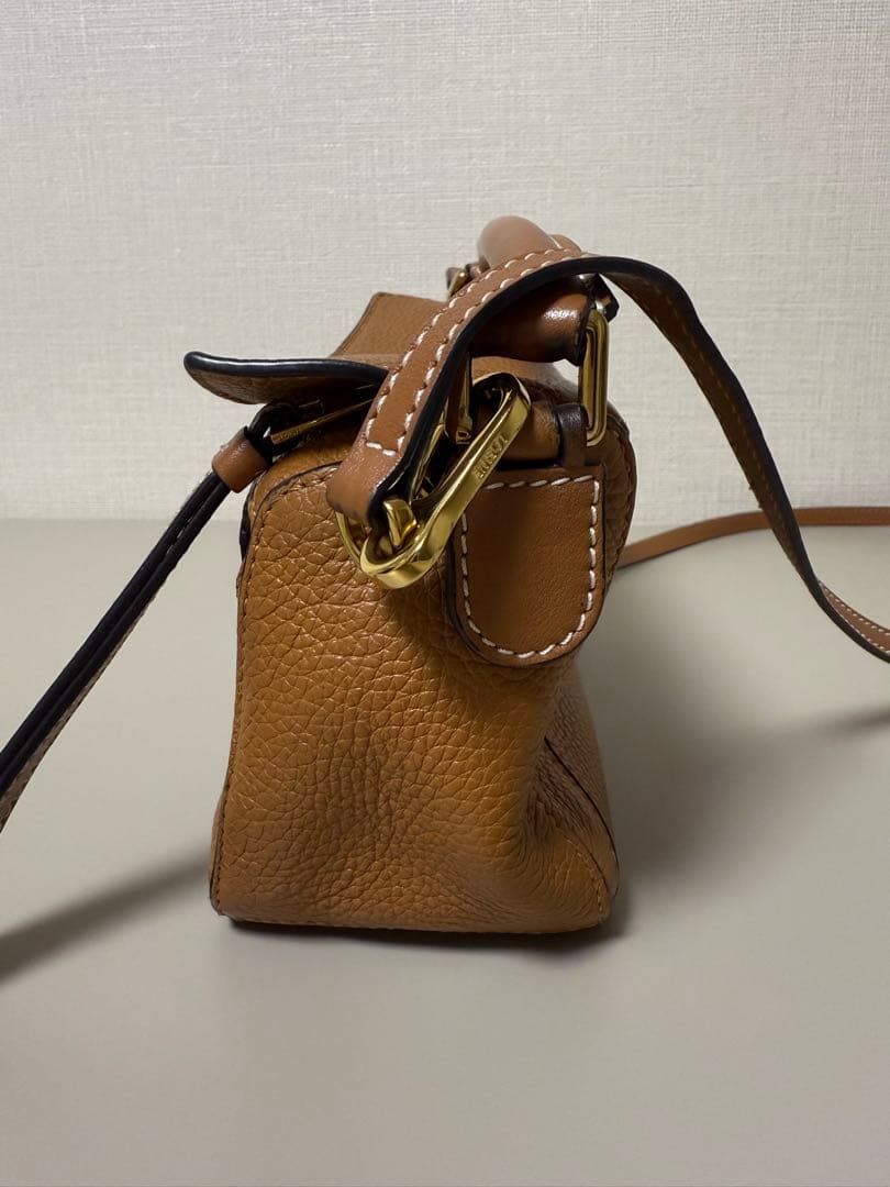 LOEWE ロエベ　パズルバッグ　ミニ　タン