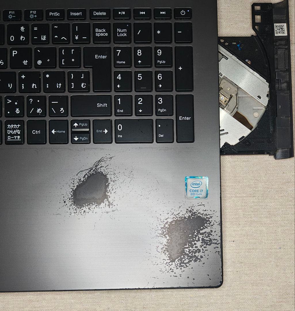 F-84/i7-8550U/大容量SSD256+HDD1TB/8GB/DVD