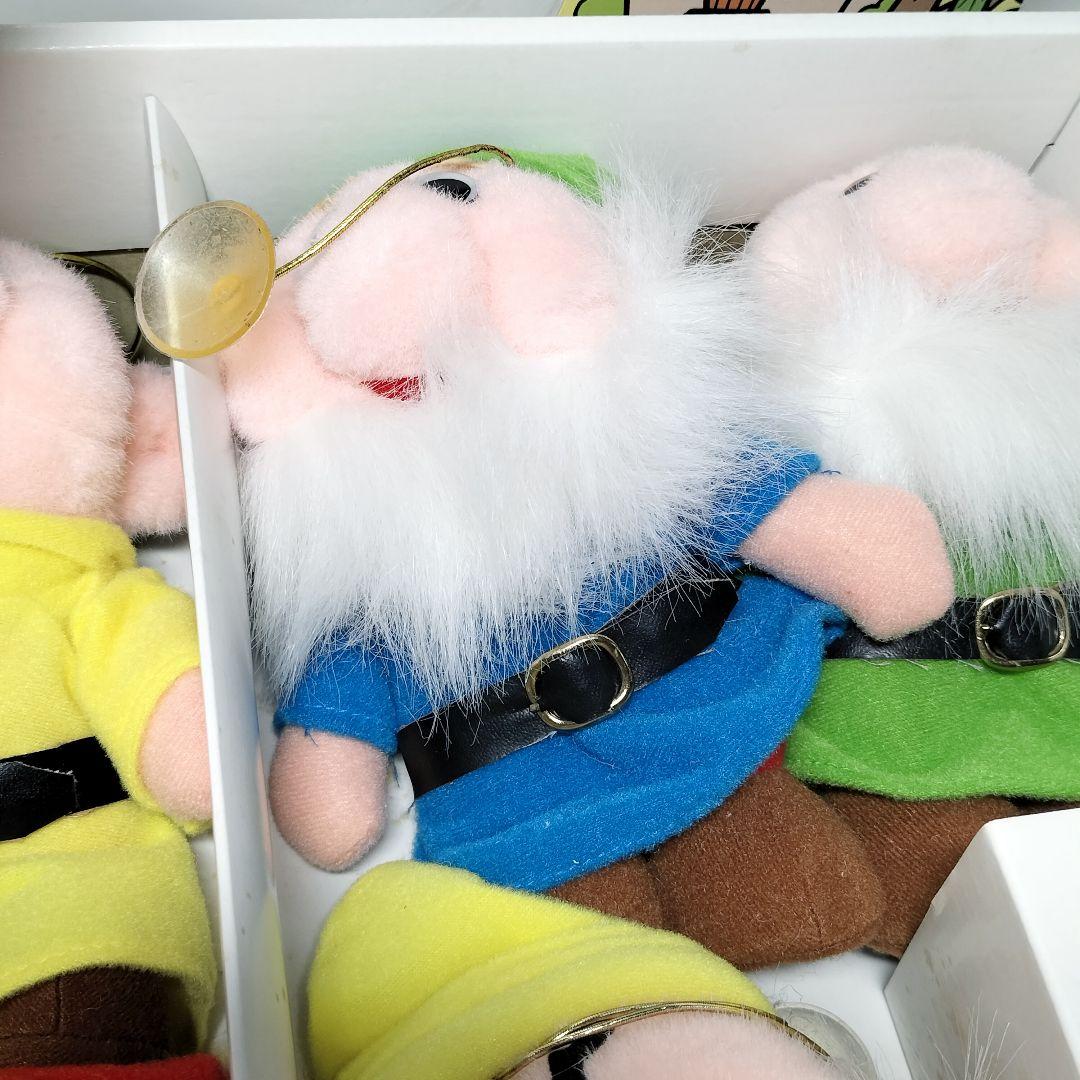 当時物 THE Seven Dwarfs 7人の小人 ぬいぐるみ 吸盤付き