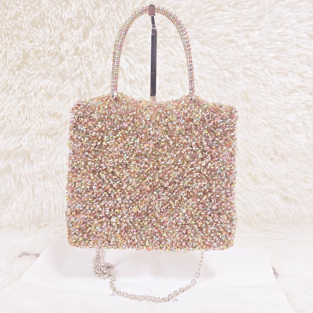 麗様✨アンテプリマ ミディアム シャンパン マルチ チェーン