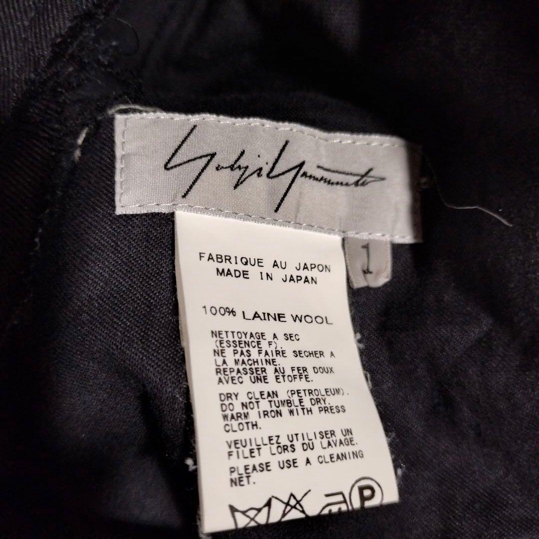 ヨウジヤマモトYohji Yamamotoカーゴ調 ひざ丈スカート ウールギャバ