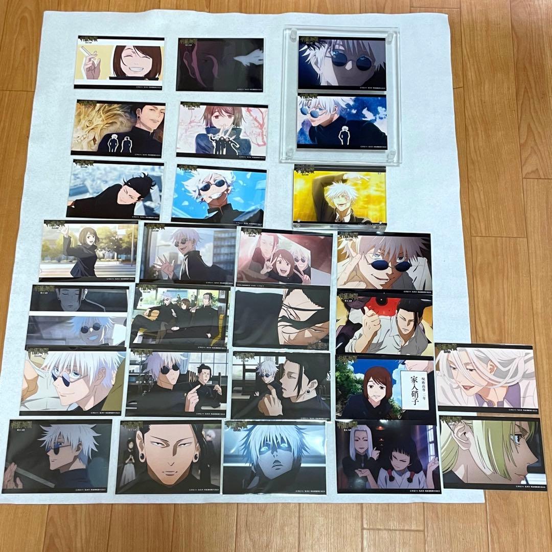 呪術廻戦プラザ 懐玉 玉折 場面写 スクエア 缶バッジ C D 五条 夏