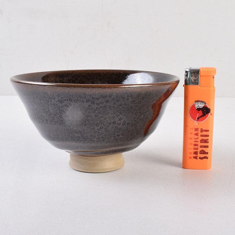 茶道具 上野焼 十五代 熊谷紅陽作 茶碗 堀内宗完(兼中斎)極め箱 VR9097