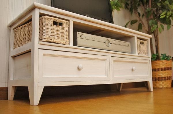注文 アウトレット アンティーク調 シャビー テレビ台 ボード ラック