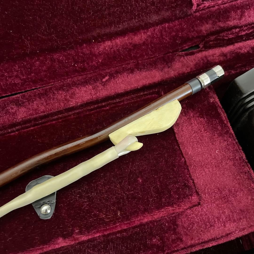 高級 二胡 張源精制 弦楽器 民族楽器 ハードケース 弓付属 和楽器 本革