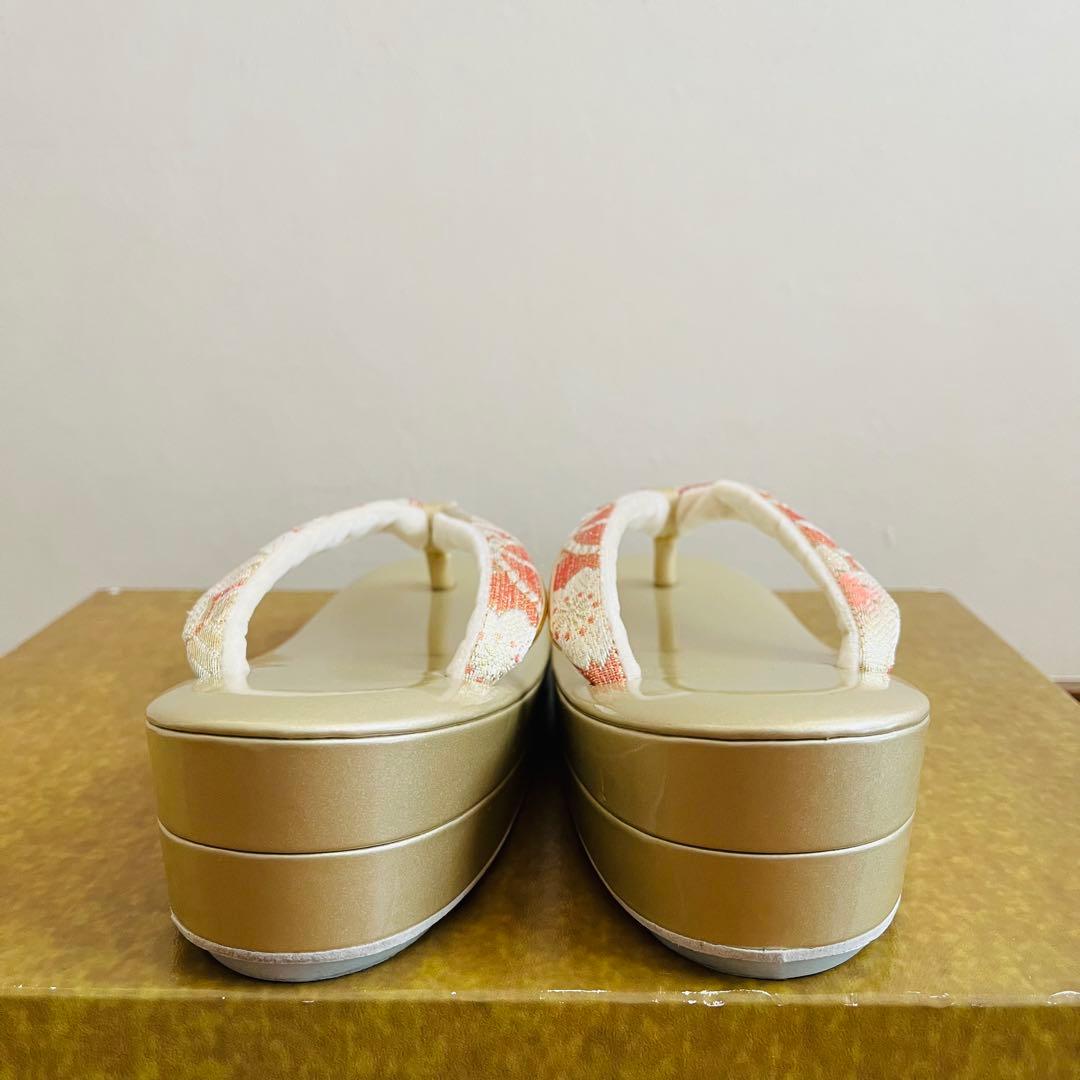 【美品】　振袖用バッグ　草履　成人式　振袖　Ｌサイズ　フリーサイズ