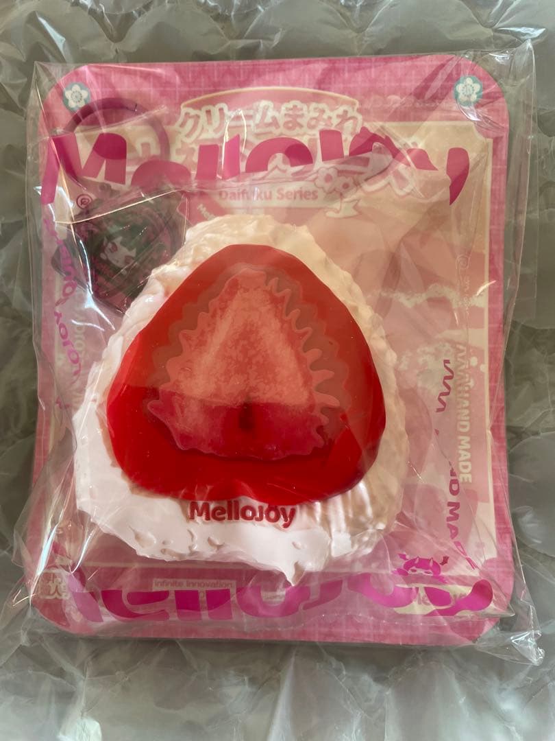 Mellojoy スクイーズ 大福 ストロベリー mellojoy メロジョイ