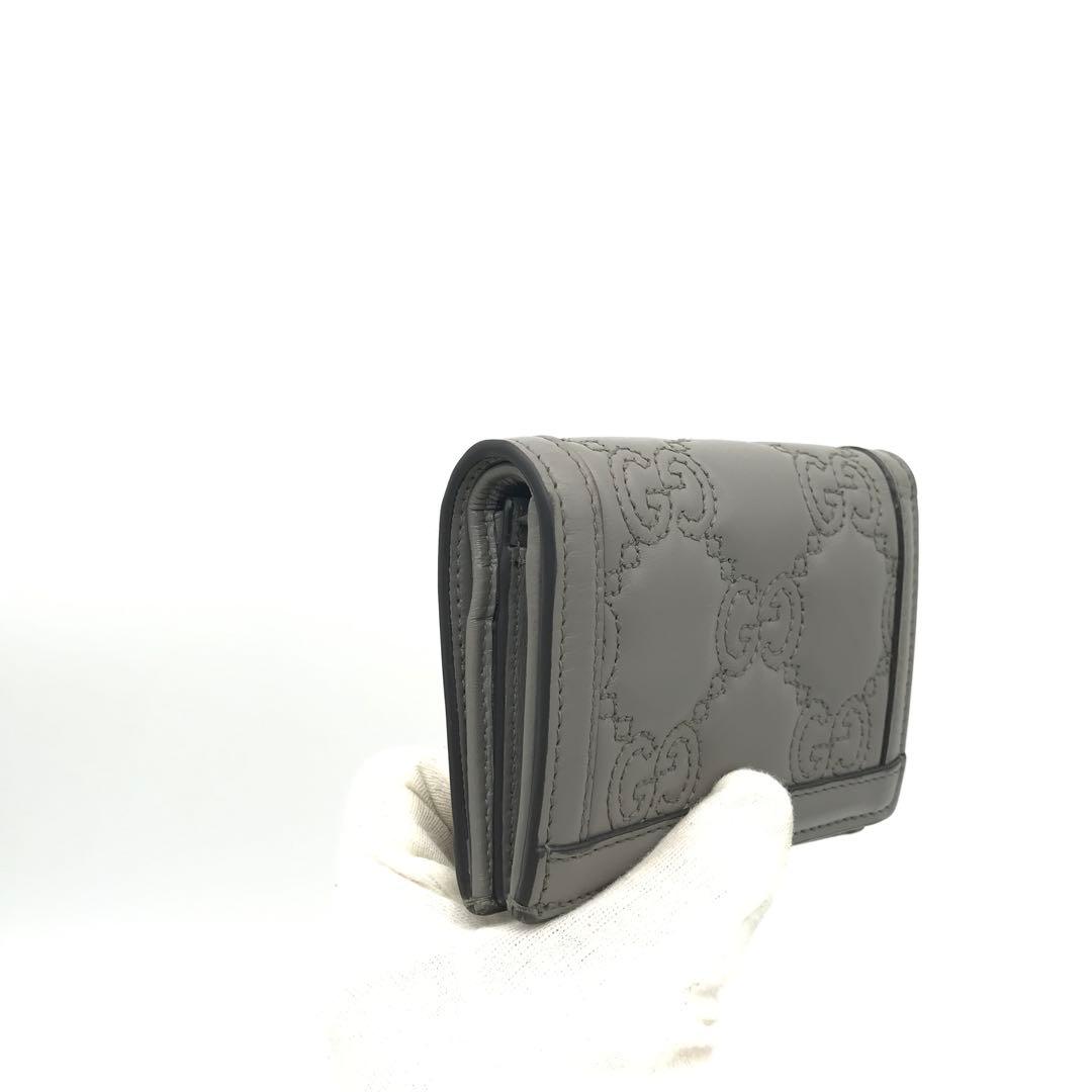 正規品　極美品　グッチ財布　グッチggマーモント グッチマトラセット　レザー