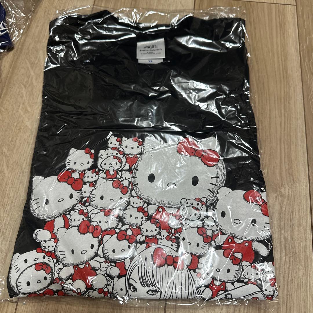 伊藤潤二×サンリオキャラクターズ ロングTシャツ ギャル富江×ハロー