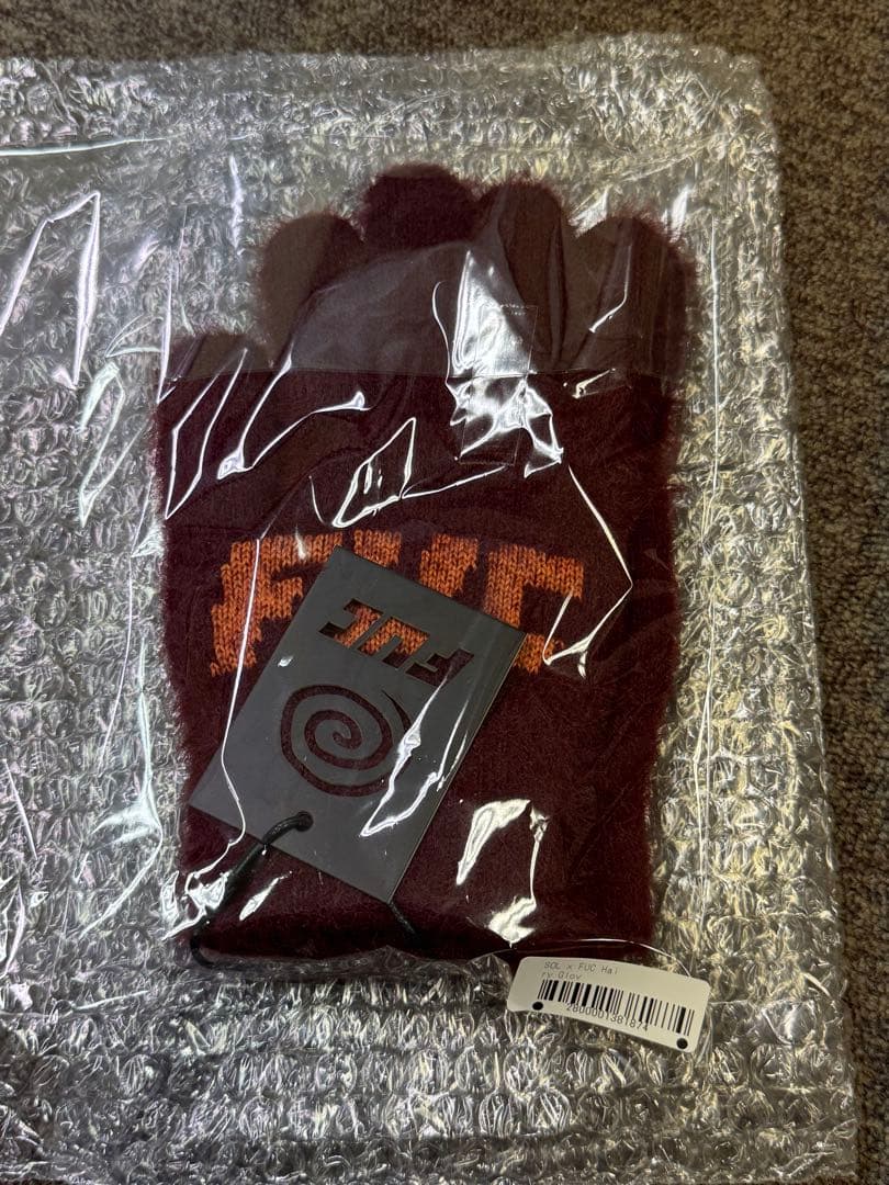 新品】SOL x FUC Hairy Gloves (Red)