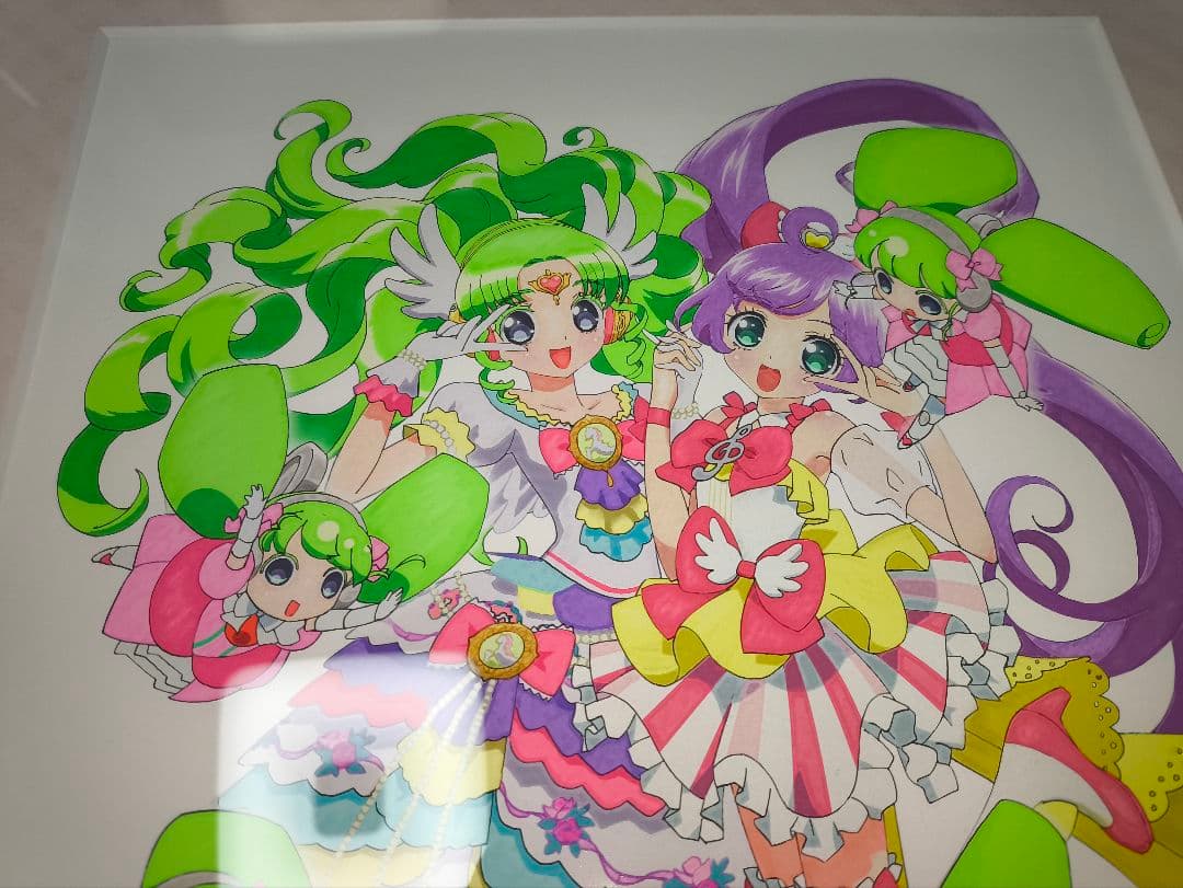 プリパラ　プリモアート　アートボード　複製原画　受注限定　真中らぁら　ファルル