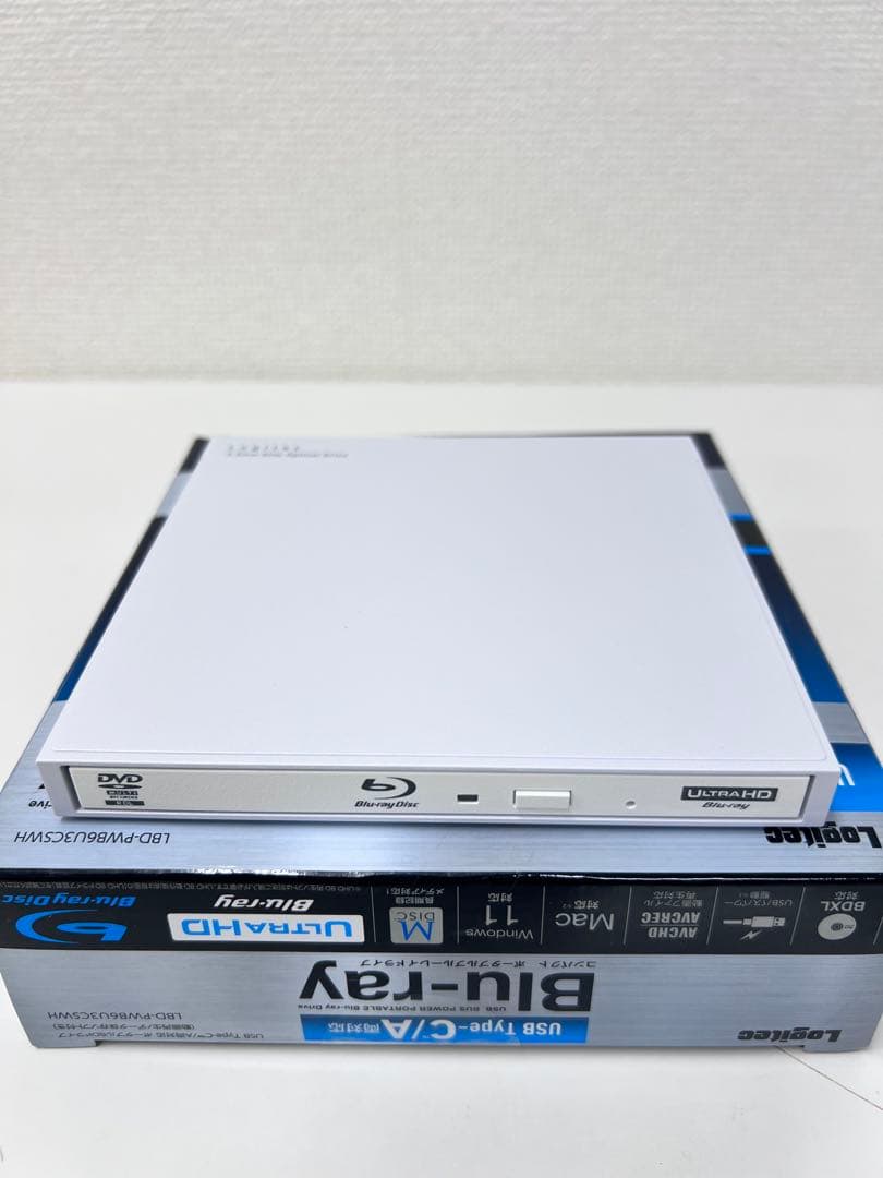 12P2#1 ロジテック ブルーレイドライブ 外付けLBD-PWB6U3CSWH