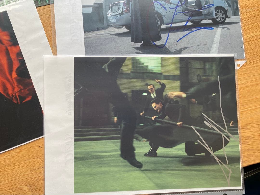 映画 マトリックス サイン入り写真等6点セット キアヌ ネオ