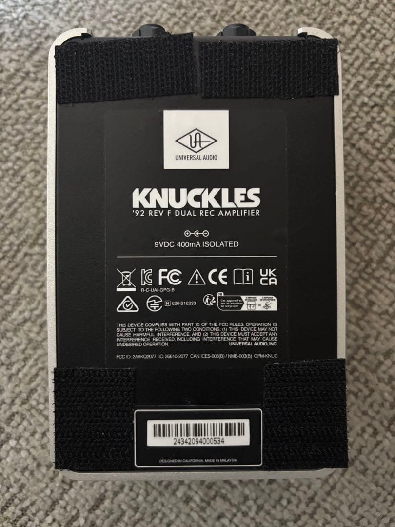 ギター UAFX KNUCKLES '92 REV F DUAL REC