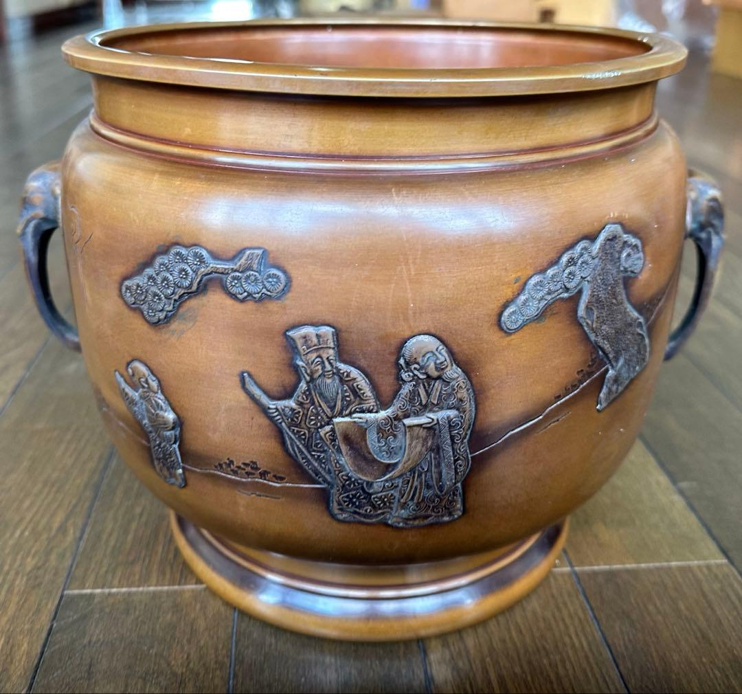 限定価格 宣徳火鉢 銅 火鉢 アンティーク - メルカリ