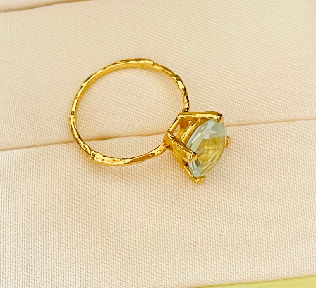 Alex Monroe アクアマリンリング