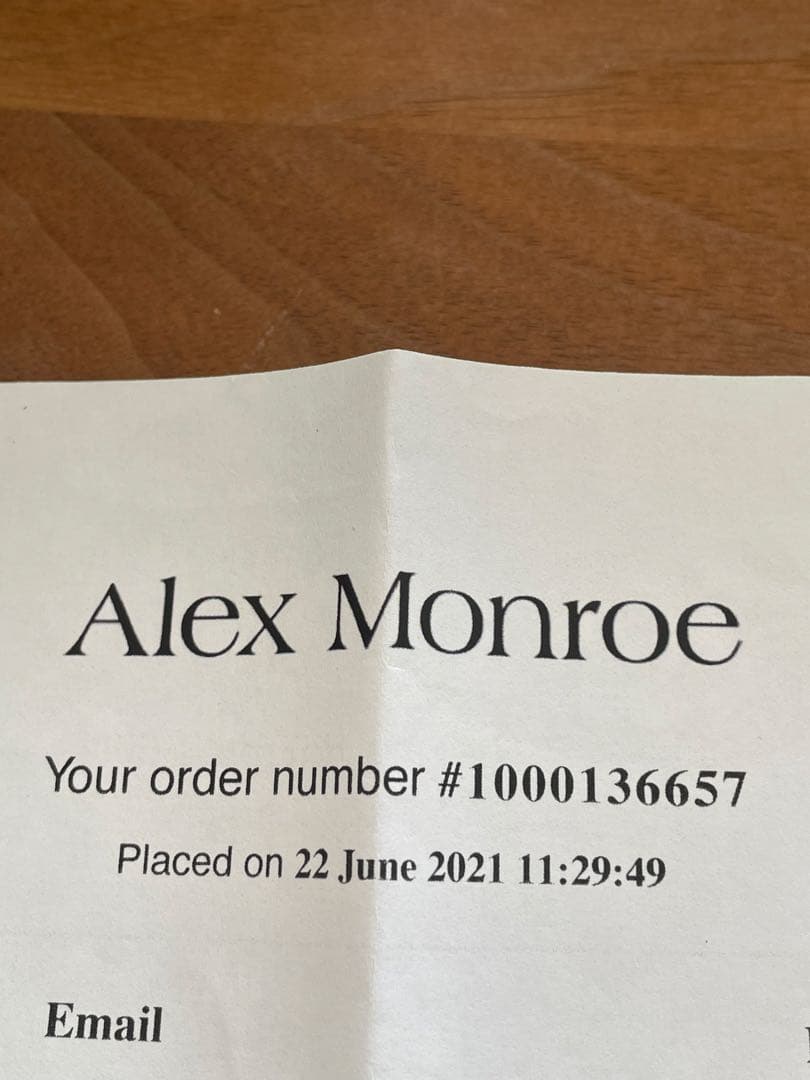 Alex Monroe アクアマリンリング