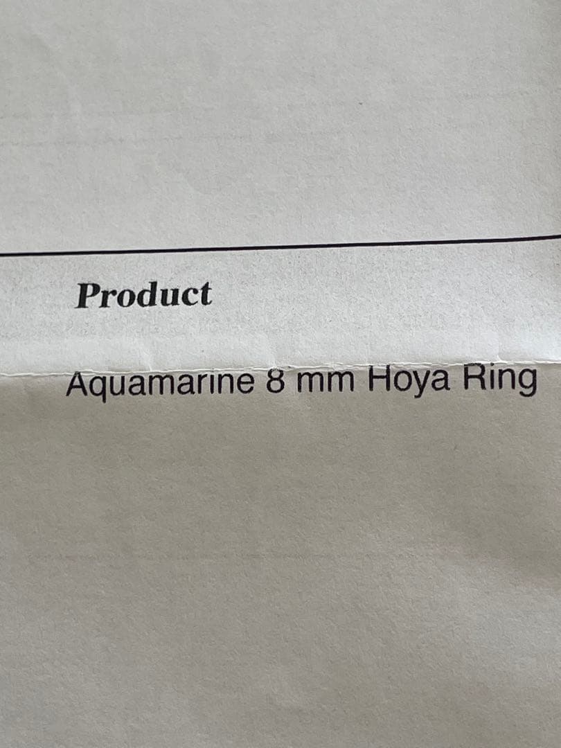 Alex Monroe アクアマリンリング