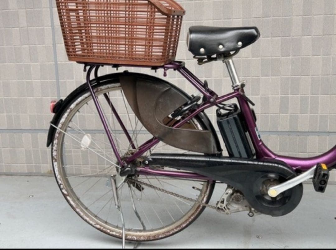 電動自転車 ヤマハ PASパス ナチュラL DX 26 紫 3段