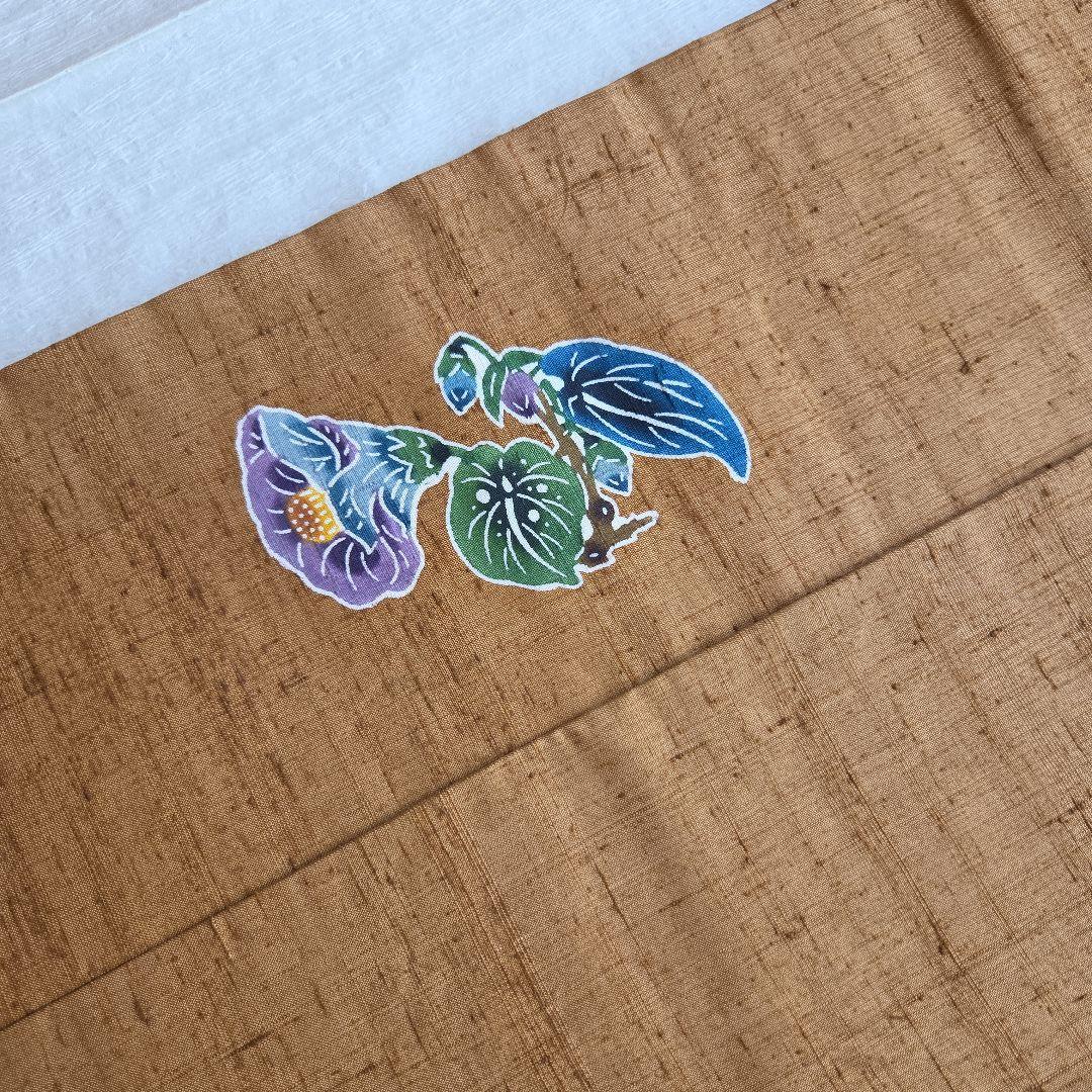 本場琉球紅型染 知念積元 紬名古屋帯 - メルカリ