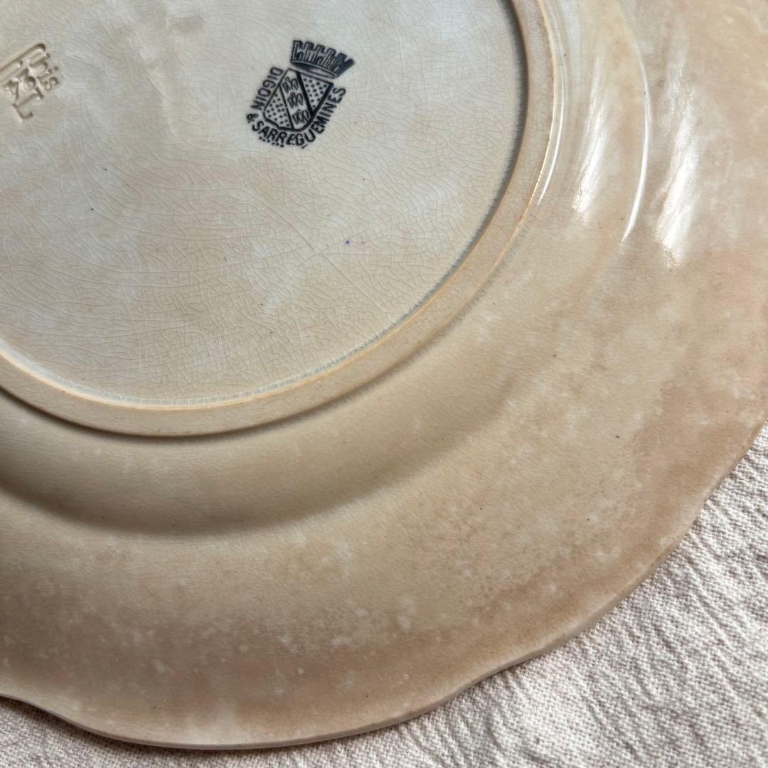 ディゴワン&サルグミンヌ】風刺皿2枚セット フランス ブロカント