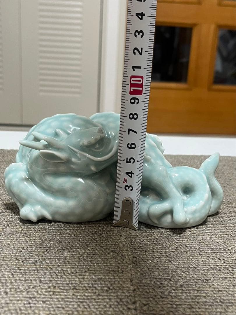 一枝庵 林 沐雨 作 亥 龍 陶器 置物 インテリア 伝統工芸