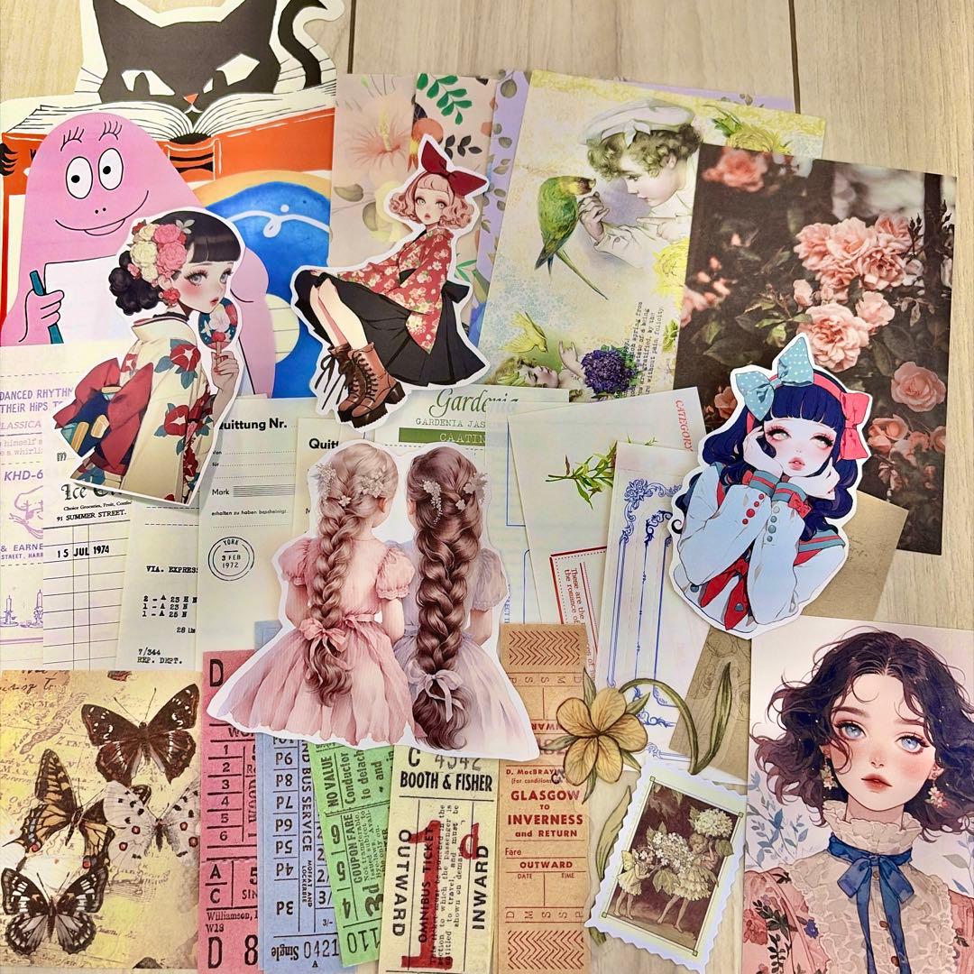 海外マステ切り売り 23種類セット 簡易ファイル付き - メルカリ