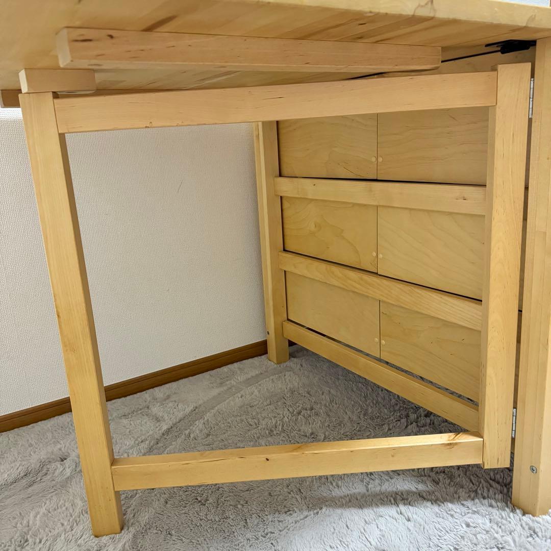 【廃盤ナチュラルカラー】IKEA NORDEN ノールデン ゲートレックテーブル