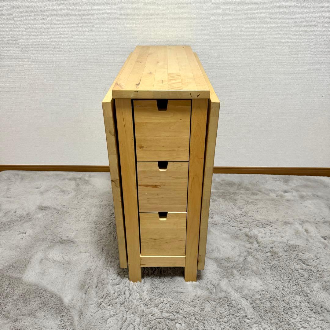 【廃盤ナチュラルカラー】IKEA NORDEN ノールデン ゲートレックテーブル