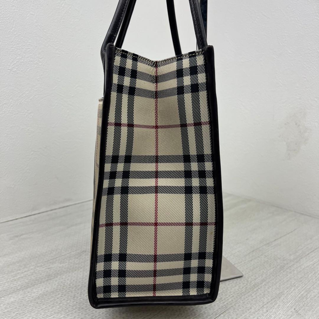 美品✨ Burberry バーバリー ハンドバッグ ノバチェック レザー