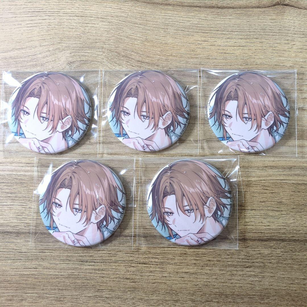 5個 斜木七基 缶バッジ ビーズログ エイトリ 18TRIP