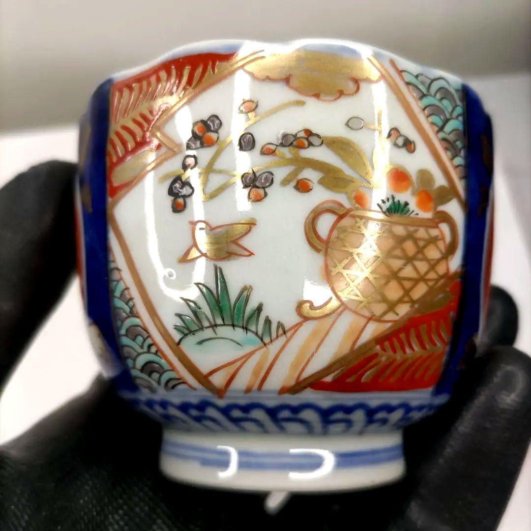 有田焼　伊万里焼　古伊万里　金彩　向付　蕎麦猪口　小鉢　湯呑み　10客セット